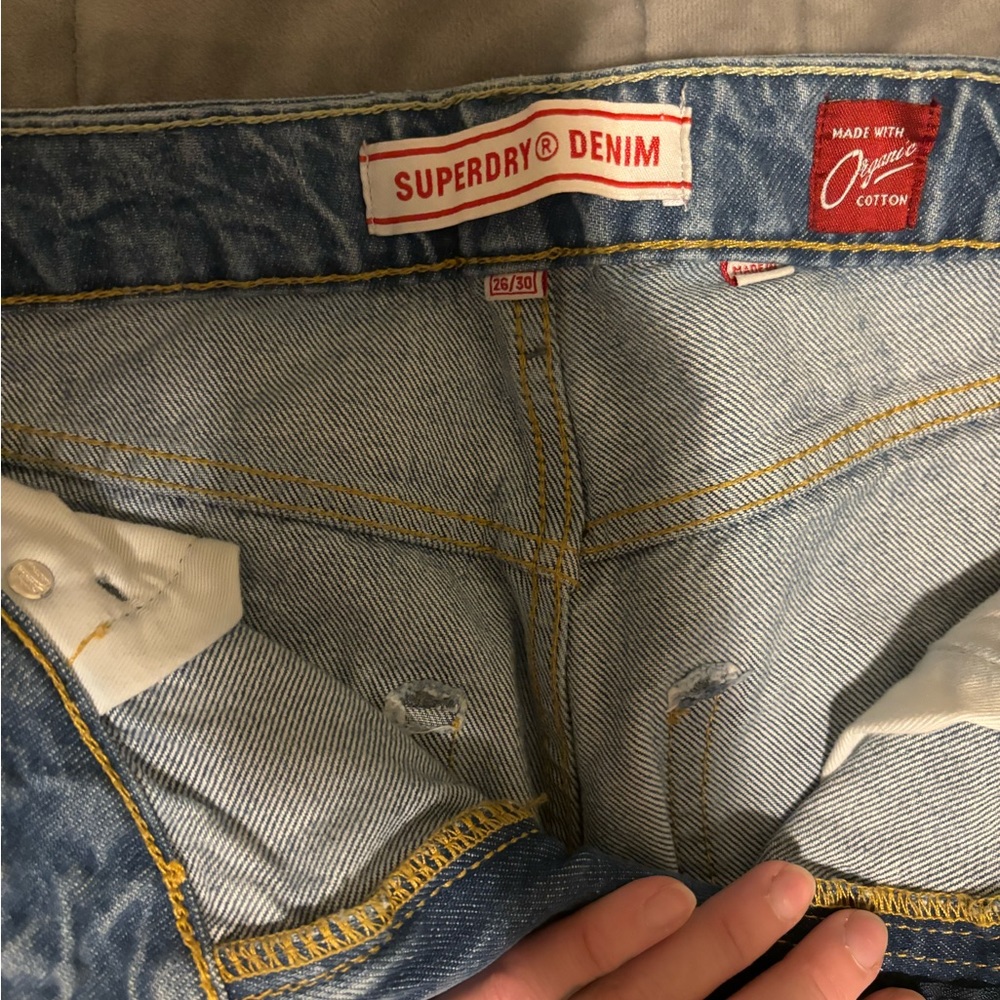 Super dry baggy jeans